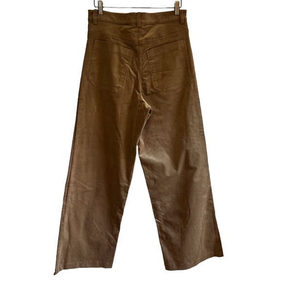 Smash & Tess tan corduroy wide leg high waist pants size L excellent condition - Picture 8 of 11